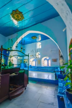 SAFED, ISRAEL - SEPTEMBER 18, 2015: The Yosef Caro Synagogue, in the Jewish quarter, in Safed, Israel