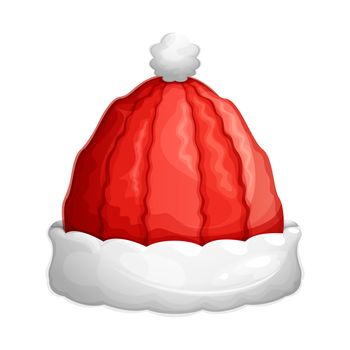 The most beautiful red and white Christmas hat to protect yourself from the cold