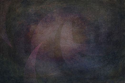 Grunge dark texture with crescent moon to use as background. Colors brown and purple