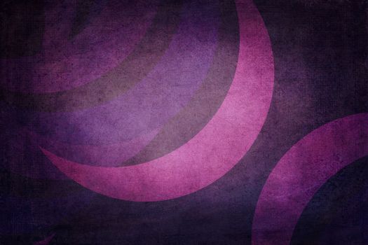 Grunge texture with crescent moon to use as background. Colors pink, violet and purple