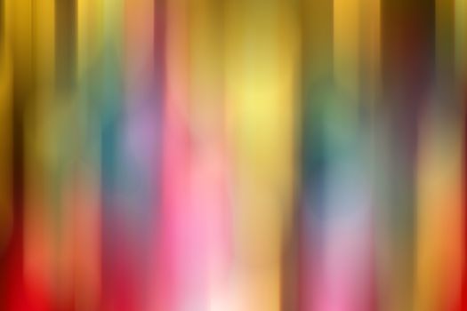 A multicolor bokeh blur of flowers, herbs, plants and trees in a meadow