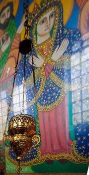 JERUSALEM, ISRAEL - APRIL 23, 2010: The Ethiopian Church on Ethiopia Street in Jerusalem, Israel. It belongs to the Ethiopian Orthodox Tewahedo Church