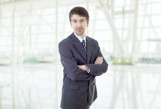 happy business man portrait at the office