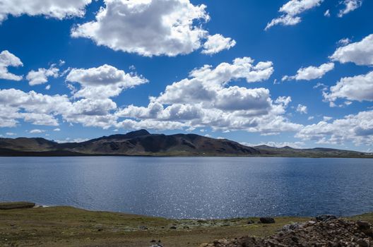 Landscape with lagoon in Cerro de Pasco - Peru