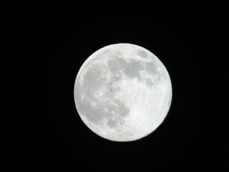 Beautiful caption of the moonlight over the village in winter days with some trees and leaves in the background by night and by day.