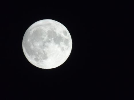 Beautiful caption of the moonlight over the village in winter days with some trees and leaves in the background by night and by day.