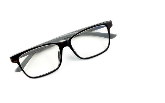 Eye glasses isolated on white background