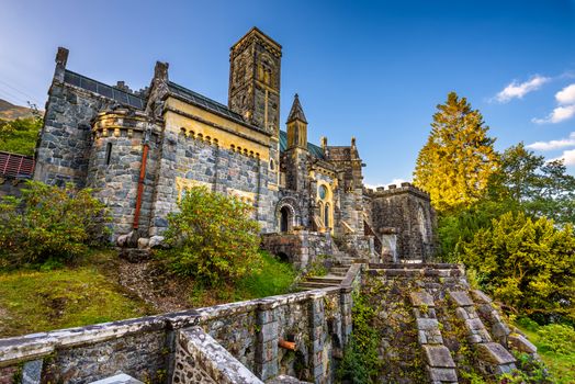 St Conans Kirk located in Loch Awe, Argyll and Bute, Scotland