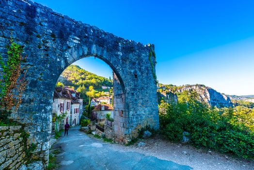 This magnificent medieval village located in the Lot department in the Occitanie region is part of the list of the most beautiful villages in France.