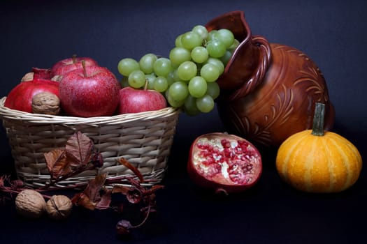 Still life with Autumn fruits