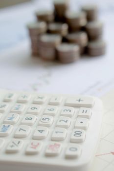 blur coins and calculator