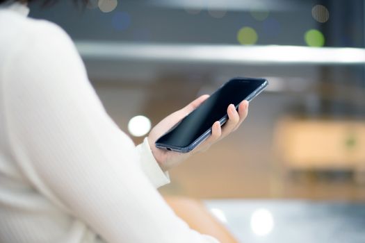 Woman Using a Smart Phone