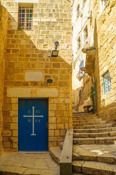 TEL-AVIV, ISRAEL - MAY 27, 2016: The St. Michaels Greek Orthodox Church in Old Jaffa, Now part of Tel-Aviv Yafo, Israel