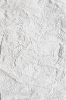 A crumpled whit paper texture for background use