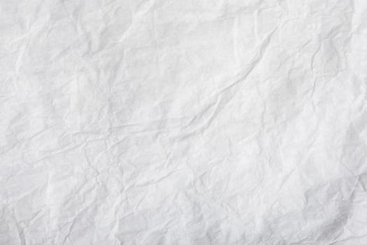 A crumpled white paper texture for background use