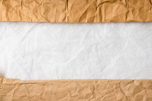 Three crumpled papers texture for background use