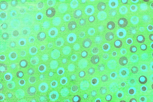 Green, blue and gray texture background with dots, circles, and lines