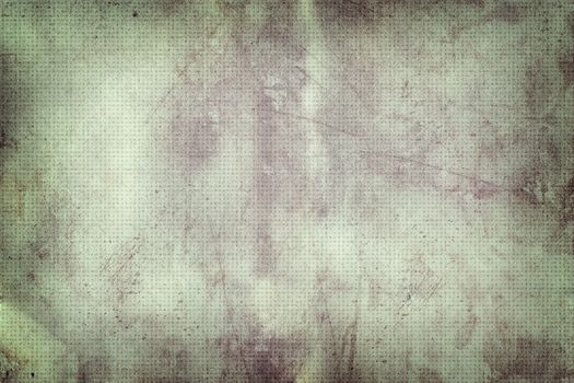 A green old and grunge wall texture with dots and scratches, to be used as background