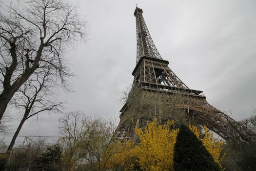 Eifel tower is the symbol of Paris romantic and love Eiffel Tower in Paris