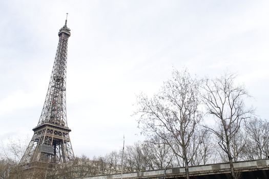 Eifel tower is the symbol of Paris romantic and love Eiffel Tower in Paris