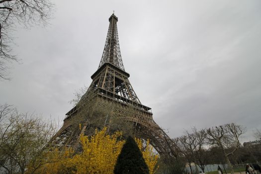 Eifel tower is the symbol of Paris romantic and love Eiffel Tower in Paris