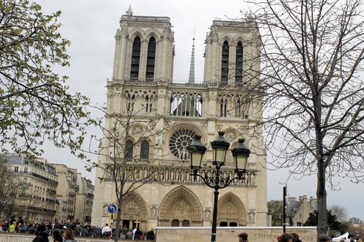 notre dame de paris cathedral in france