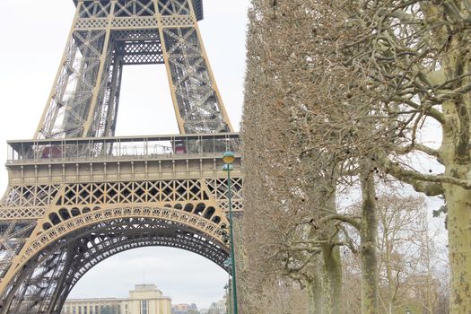 Eifel tower is the symbol of Paris romantic and love Eiffel Tower in Paris