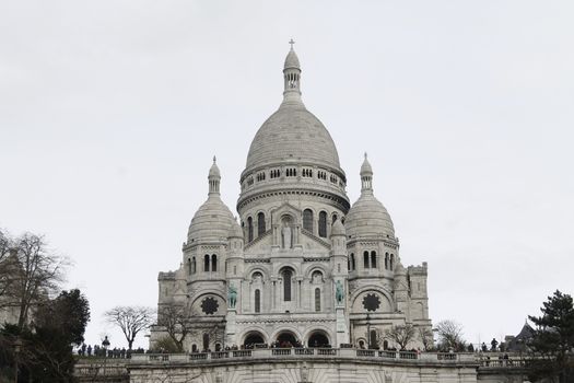 Basilica of the Sacre Coeur, dedicated to the Sacred Heart of Jesus in Paris