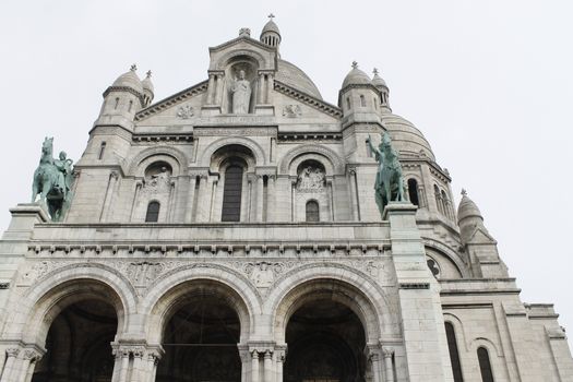 Basilica of the Sacre Coeur, dedicated to the Sacred Heart of Jesus in Paris