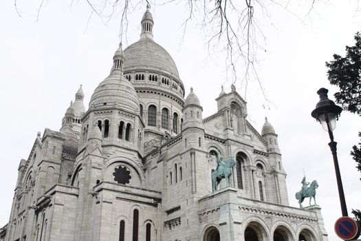 Basilica of the Sacre Coeur, dedicated to the Sacred Heart of Jesus in Paris