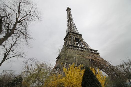 Eifel tower is the symbol of Paris romantic and love Eiffel Tower in Paris