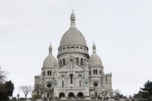 Basilica of the Sacre Coeur, dedicated to the Sacred Heart of Jesus in Paris