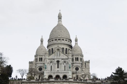 Basilica of the Sacre Coeur, dedicated to the Sacred Heart of Jesus in Paris