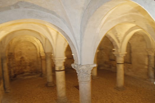 Interior of Duomo Vecchio or Old Cathedral