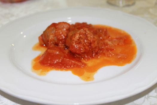 liver with tomato sauce