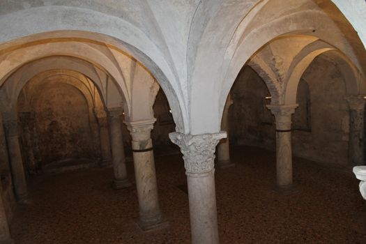 Interior of Duomo Vecchio or Old Cathedral