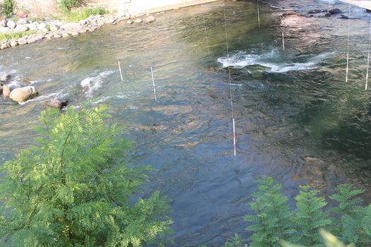 flowing river water