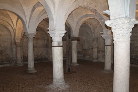 Interior of Duomo Vecchio or Old Cathedral