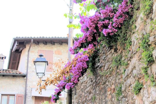 Cecina, small medieval village on Garda lake in northern Italy