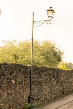 Cecina, small medieval village on Garda lake in northern Italy