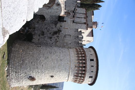 ancient castle in Brescia, a city in northern Italy