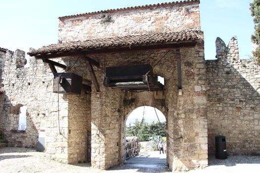 ancient castle in Brescia, a city in northern Italy