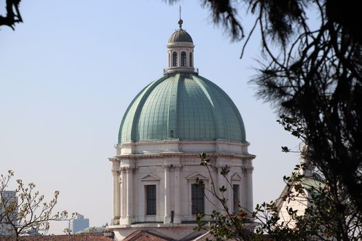 dome of the cathedral of Brescia in northern Italy