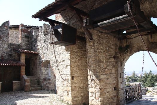 ancient castle in Brescia, a city in northern Italy