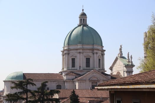 dome of the cathedral of Brescia in northern Italy