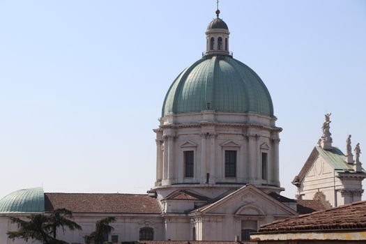 dome of the cathedral of Brescia in northern Italy