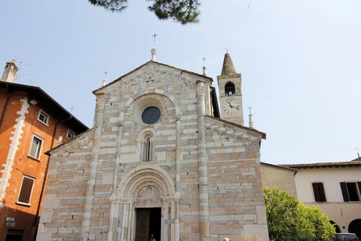 church in Maderno on Garda lake in north Italy