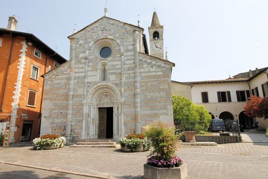 church in Maderno on Garda lake in north Italy