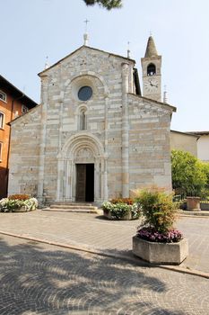 church in Maderno on Garda lake in north Italy