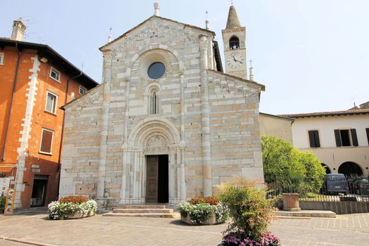 church in Maderno on Garda lake in north Italy